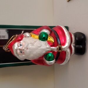 Vintage Mercury Glass 9.5" Santa
